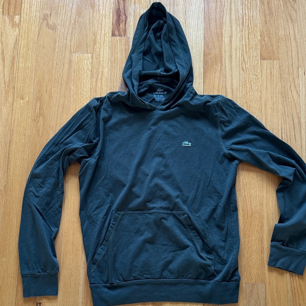 Lacoste Men's Green Hoodie